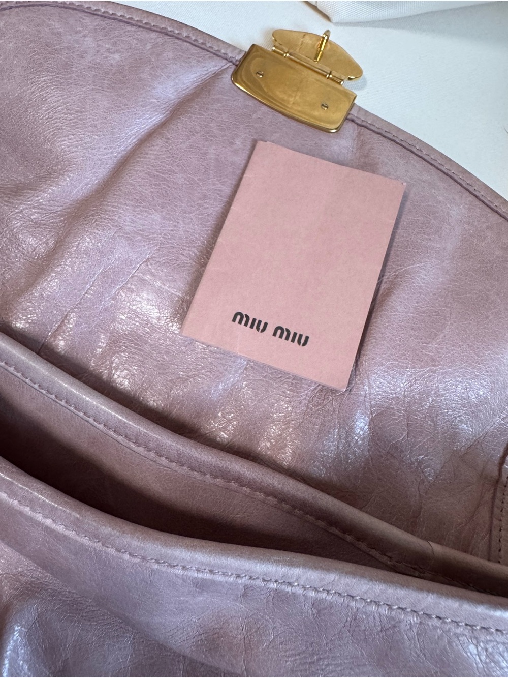 Miu Miu Neutral Pink Matelassé Coffer Hobo Bag w/ Strap - Picture 11 of 16